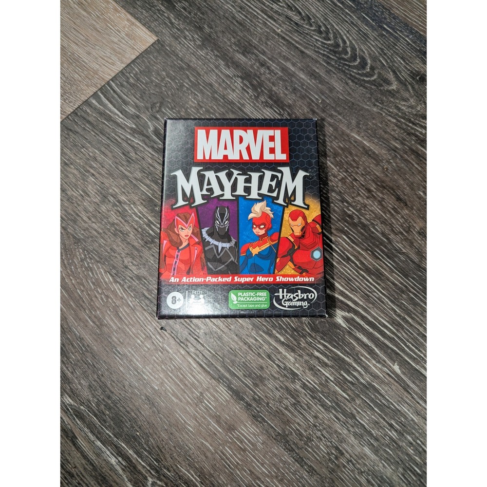 Marvel Mayhem Card Game Hasbro Gaming F4131 Superhero Battle Game 2-4 Players
